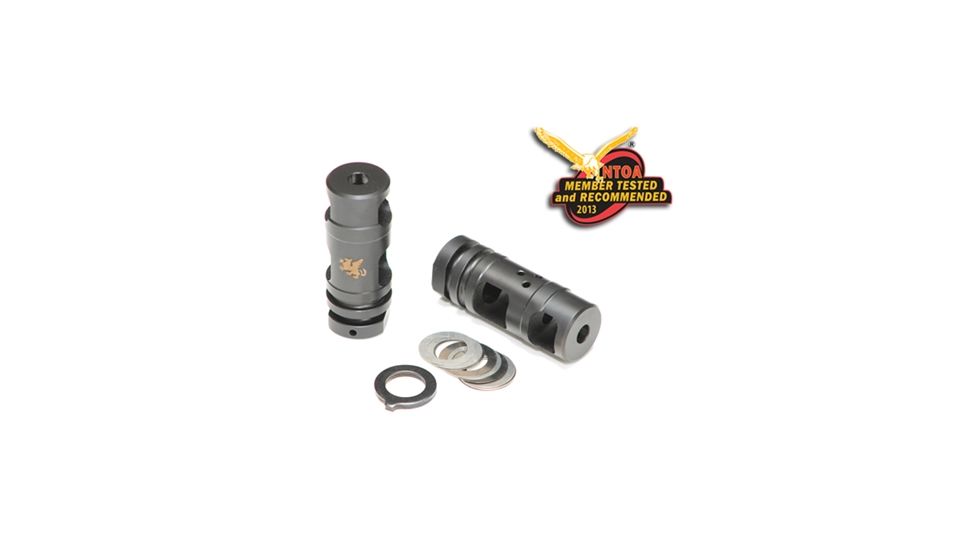 Griffin Armament M4SD 2 Port Muzzle Brake, Black XHP556MB