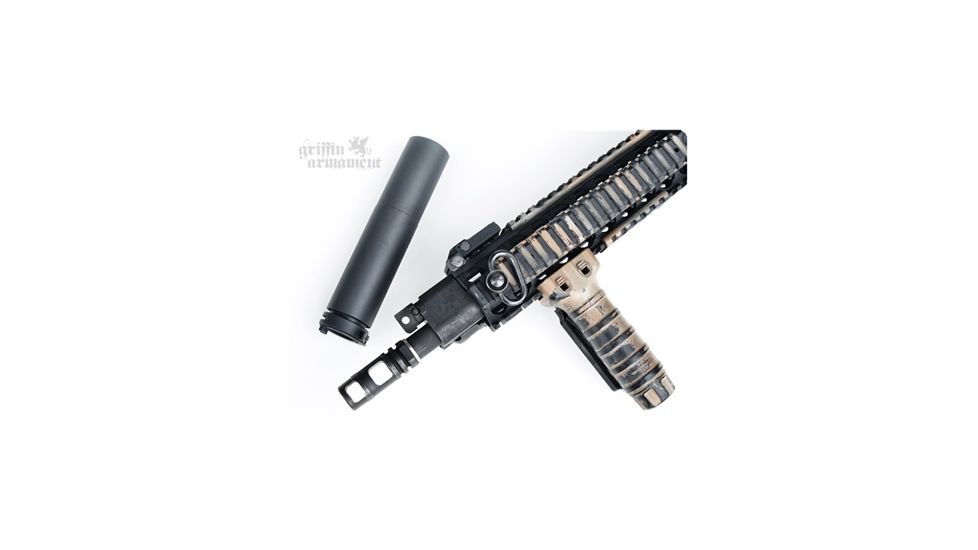 Griffin Armament M4SD 2 Port Muzzle Brake, Black XHP556MB