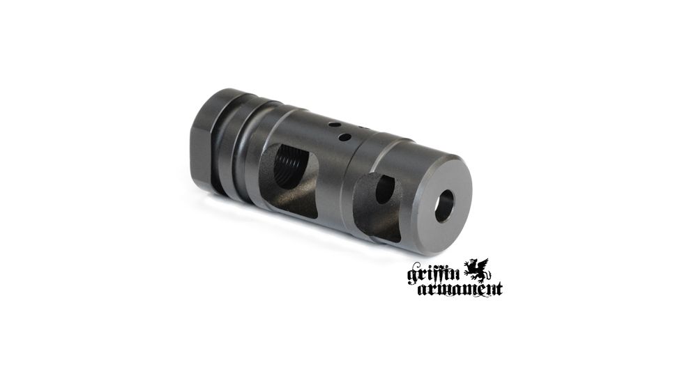 Griffin Armament M4SD 2 Port Muzzle Brake, Black XHP556MB