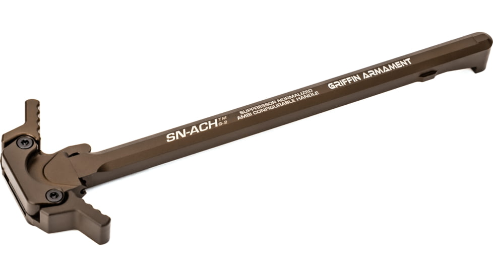Griffin Armament SN-ACH 10 Gen 2 Charging Handle, Terra Brown, SNACH10R3-FDE