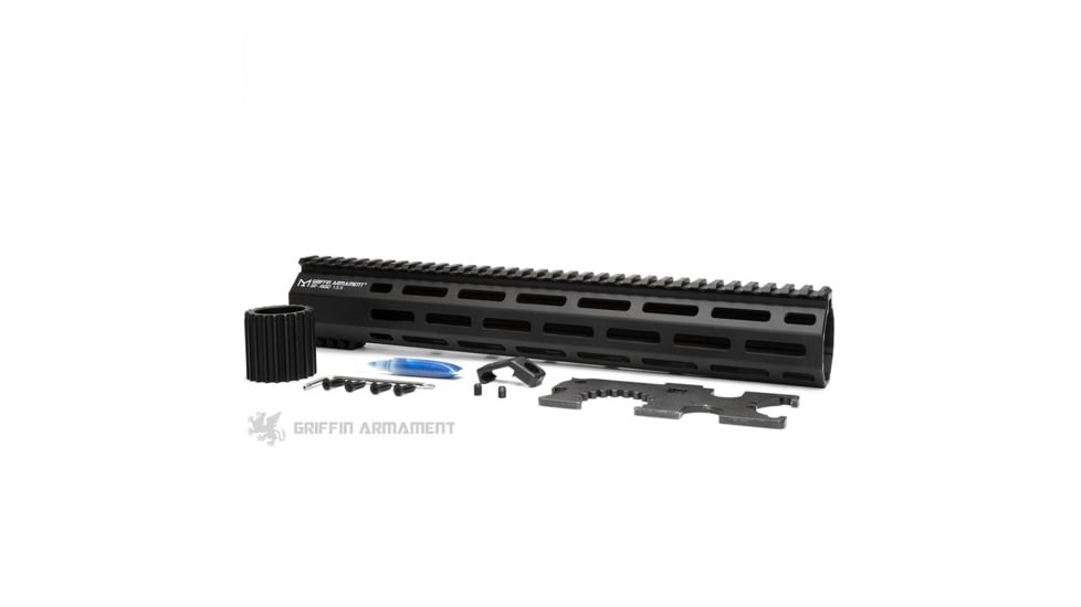 Griffin Armament SR-Rigid M-Lok Rail, 13.5in, Black, Large, LPRSR135