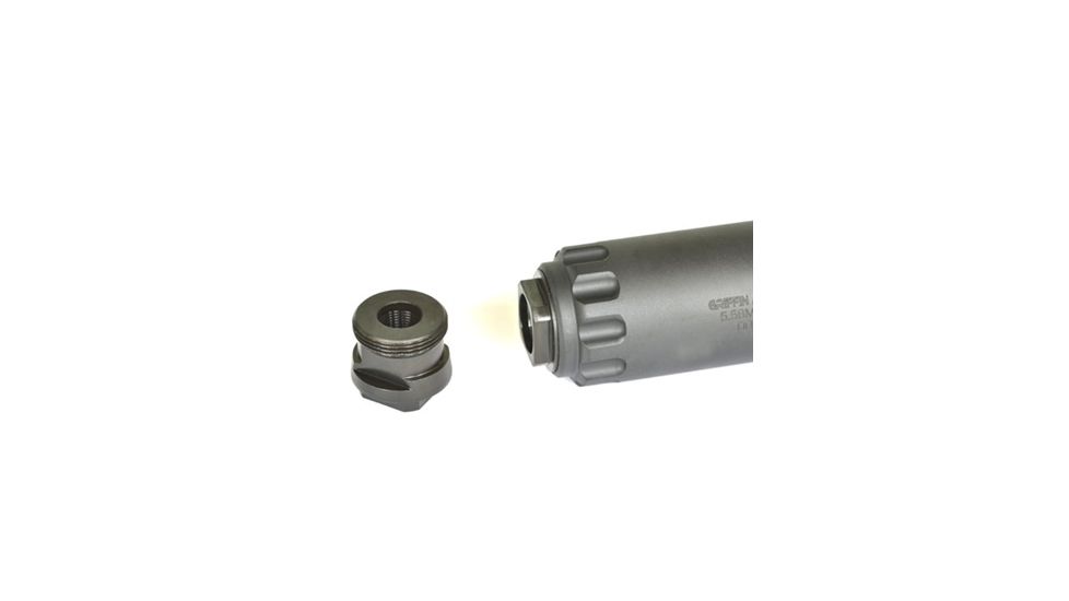 Griffin Armament Taper Mount thread adpater 1/2x28, Black TMA1228