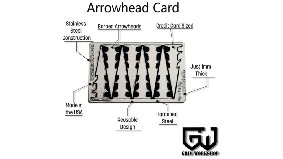 Grim Workshop Arrowhead Survival Card