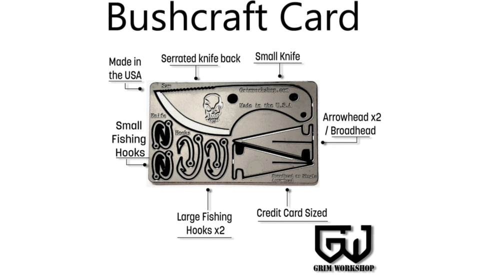 Grim Workshop Bushcraft Card