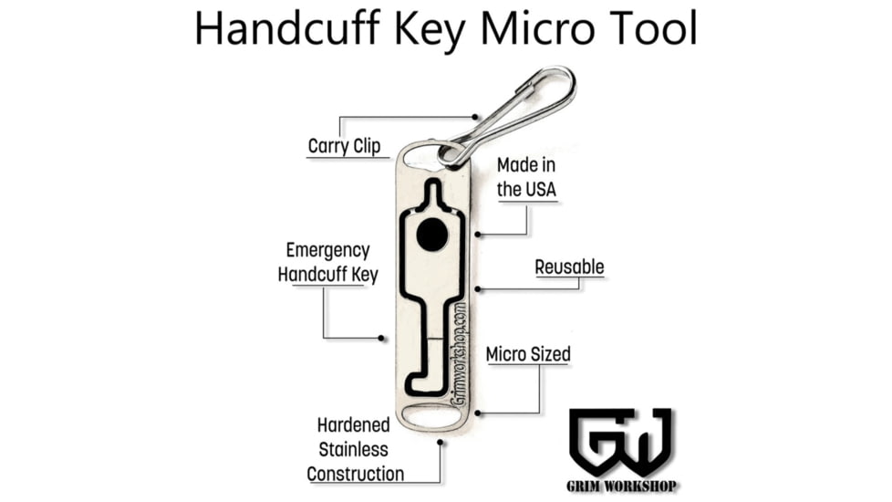 Grim Workshop Handcuff Key Micro Tool