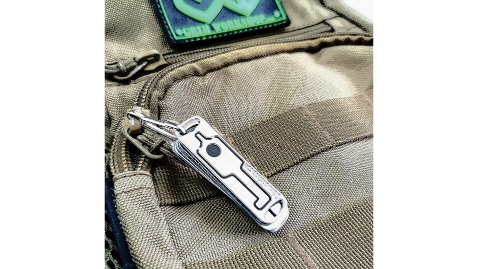 Grim Workshop Handcuff Key Micro Tool, Hardened Stainless Construction, 1.75in x 0.5in, GWCUFFMIC