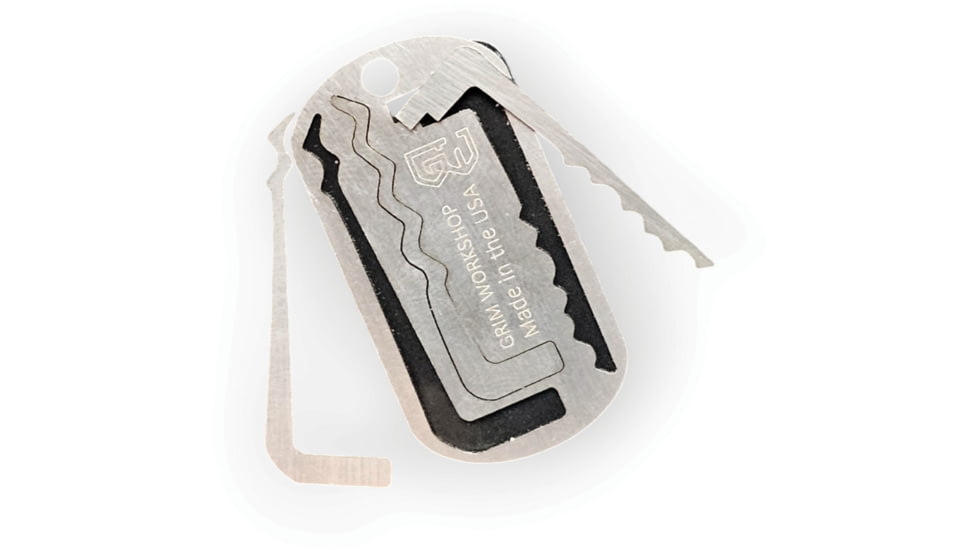 Grim Workshop Lock Pick Dog Tag Necklace, GRIRAKTAG