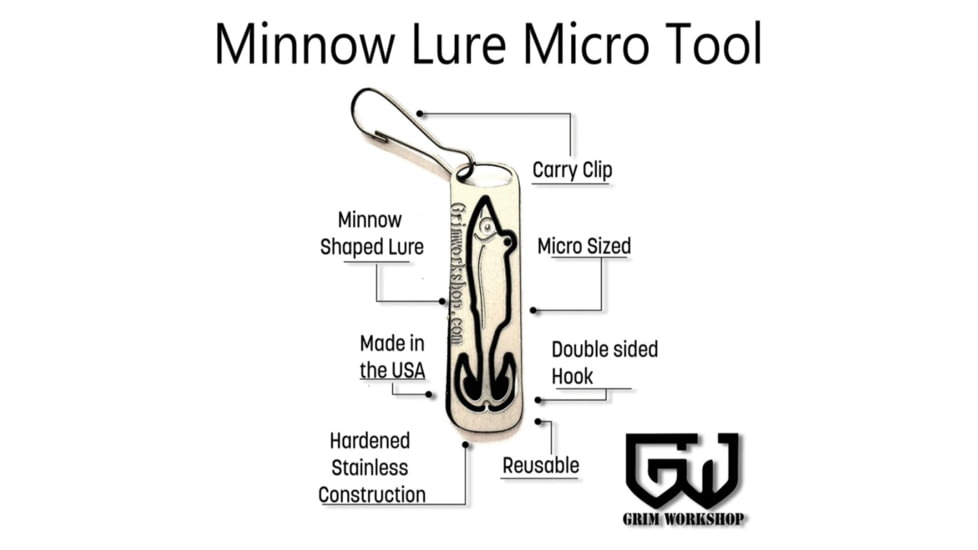 Grim Workshop Minnow Lure Micro Tool