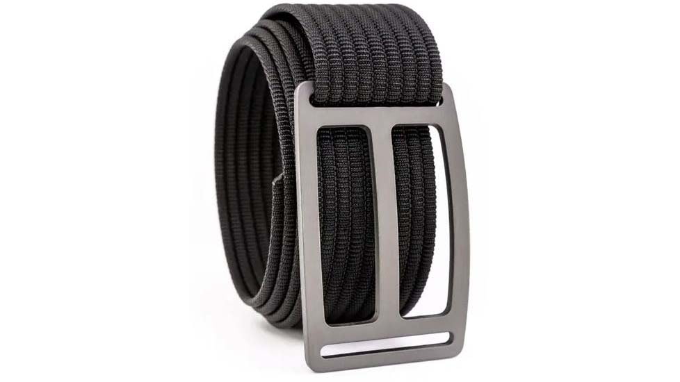 Grip6 Standard Horizon Grey Buckle w/Black Strap, 40, SB-HORIZON-GML-MS-JET-1.5-40