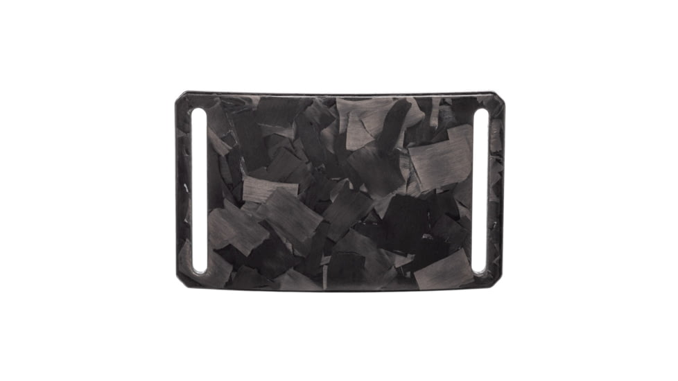 Grip6 Standard Non-Woven Carbon Fiber Buckle w/Black Strap, Black/Black, 40, SB-FORGED-CBF-ES-RVN-1.5-40