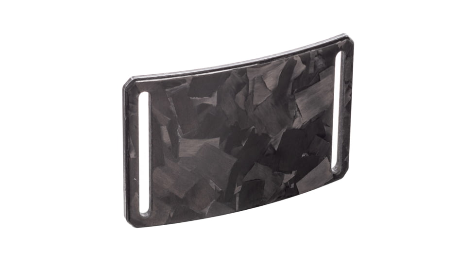 Grip6 Standard Non-Woven Carbon Fiber Buckle w/Black Strap, Black/Black, 40, SB-FORGED-CBF-ES-RVN-1.5-40
