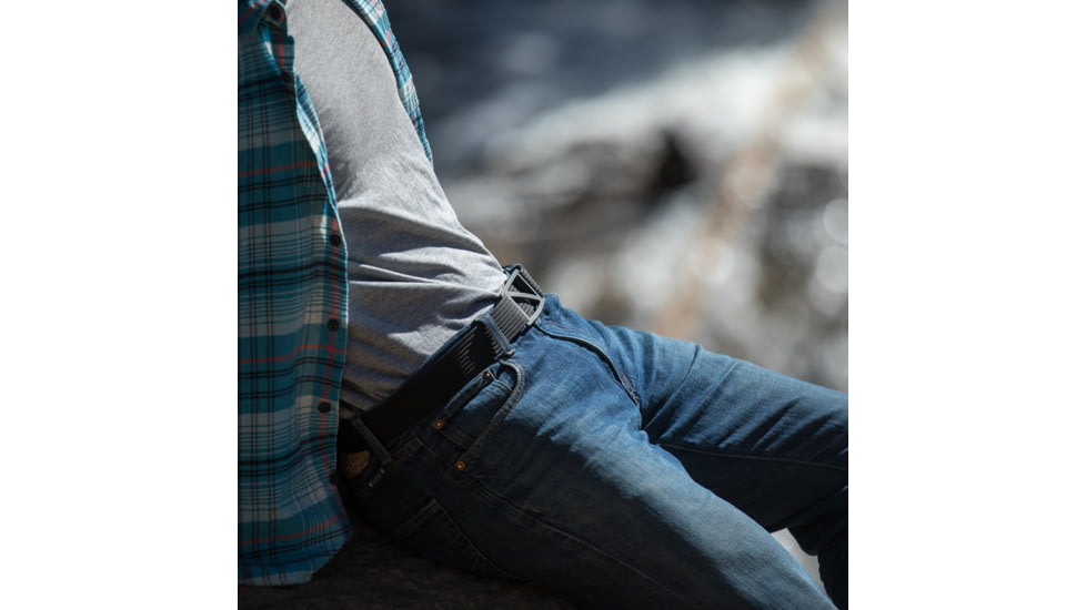 Grip6 Standard Slope Grey Buckle w/Black Strap, OS, SB-SLOPE-GML-MS-JET-1.5-OS