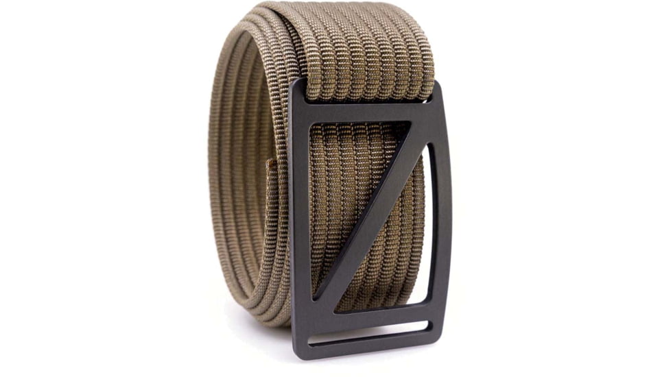 Grip6 Standard Slope Grey Buckle w/Brown Strap, 34, SB-SLOPE-GML-MS-CUB-1.5-34