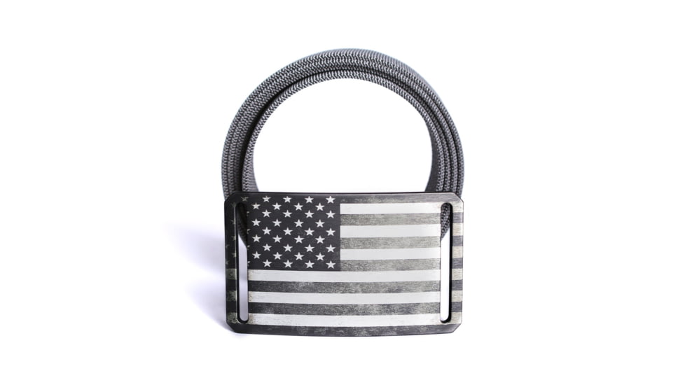 Grip6 Standard USA Grey Flag Buckle w/Grey Strap, 40, SB-USA-GML-MS-JET-1.5-40
