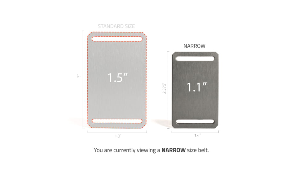 Grip6 Standard Walnut Wood Buckle w/Khaki Strap, 44, SB-WALNUT-LS-KHA-1.5-44