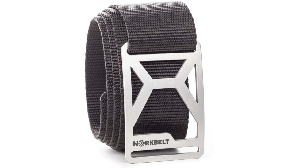 Grip6 Workbelt Pro Black Buckle w/Black Strap, 34, WB-NINJA-PRO-WS-COA-1.75-34