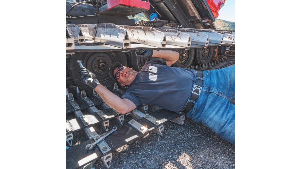 Grip6 Workbelt Pro Silver Buckle w/Navy Strap, 34, WB-GRANITE-PRO-WS-DSK-1.75-34