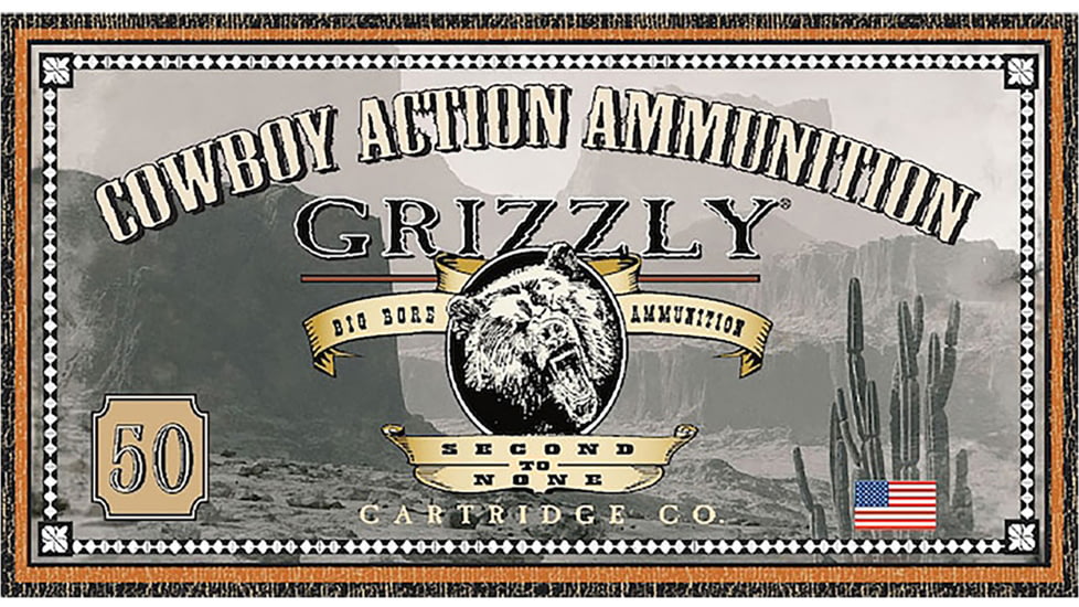 Grizzly Ammo 44-40Win 200gr Round Nose Flat Point 50 Per Box/10 Case, GC4440