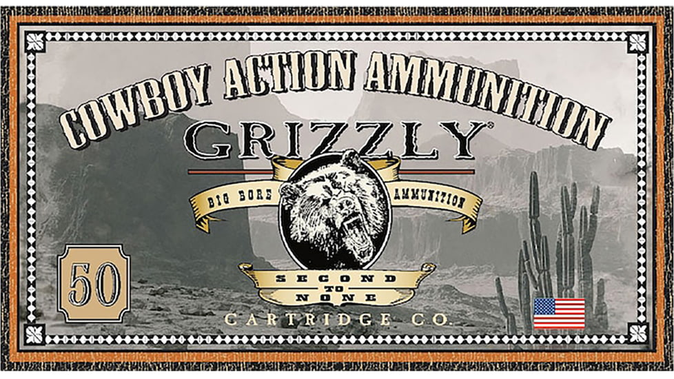 Grizzly Cartridge 38 Special 158 Grain Semi-Wadcutter Pistol Ammo, 50 Rounds, GC38SP7