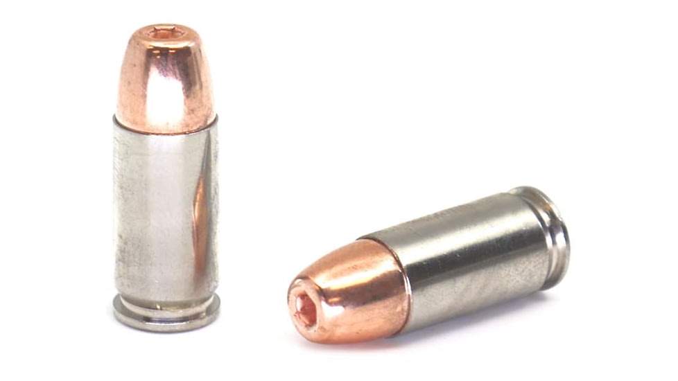 Grizzly Cartridge 9 mm +P 124 Grain Jacketed Hollow Point Pistol Ammo, 20 Rounds, GC9M+P7