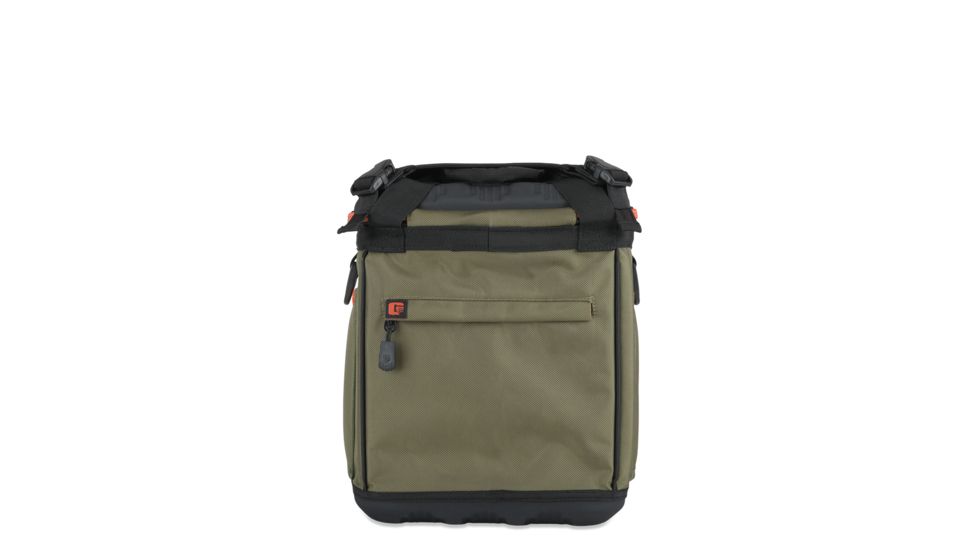 Grizzly Coolers Drifter 12plus Eva Molded Cooler, Olive Drab Green/Orange, 408016