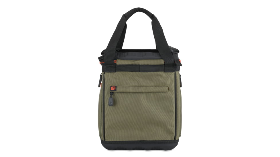 Grizzly Coolers Drifter 12plus Eva Molded Cooler, Olive Drab Green/Orange, 408016