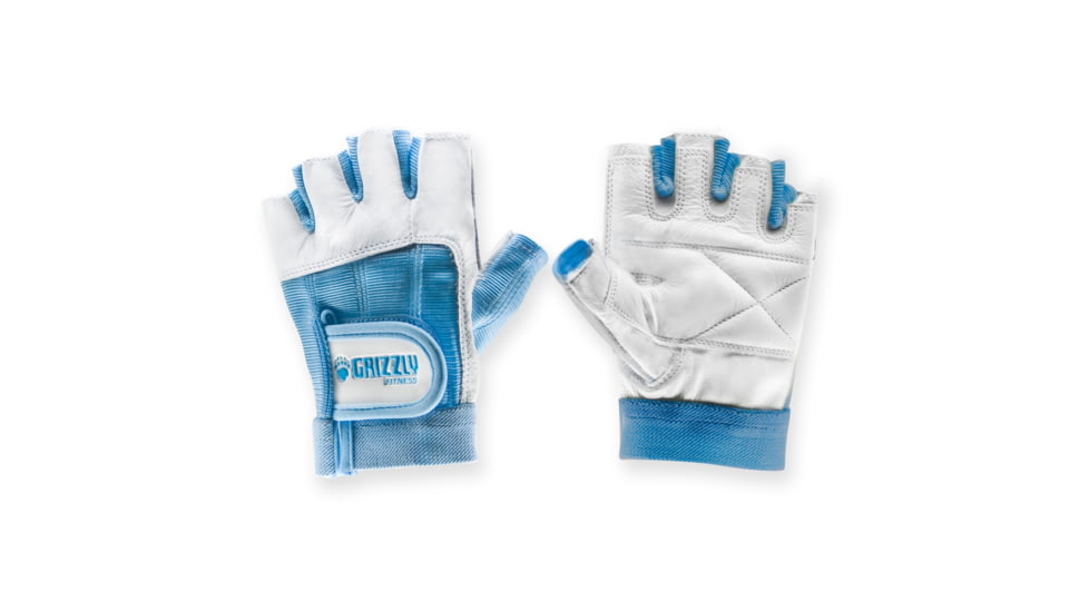 Grizzly Fitness Womens Paw Gloves, Blue, Large 4007161