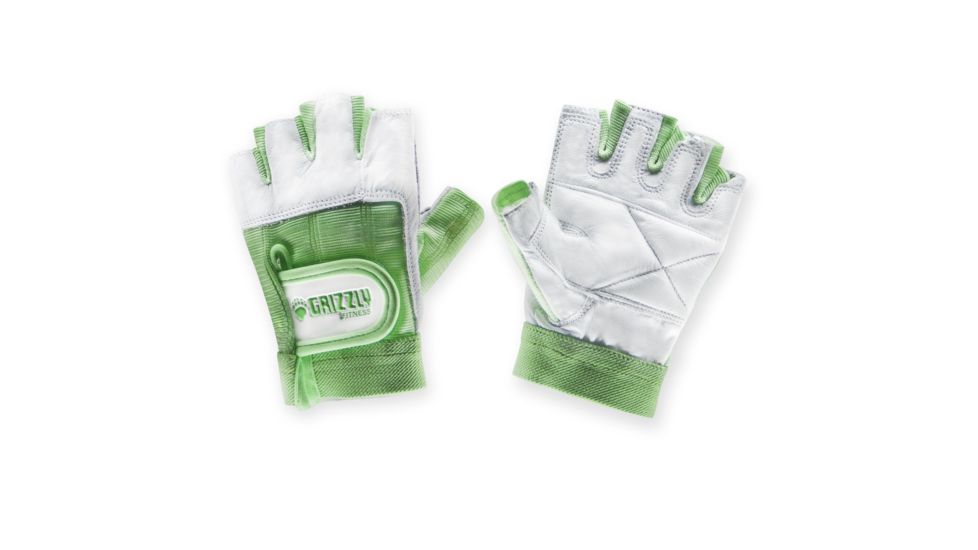 Grizzly Fitness Womens Paw Gloves, Green, Large 4007173
