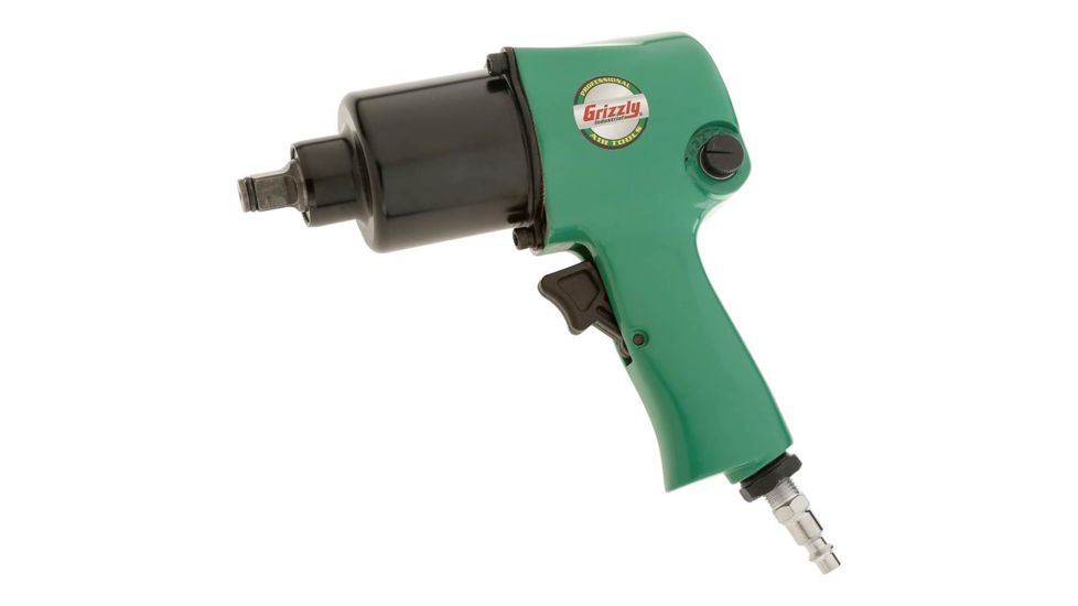 Grizzly Industrial 1/2in. Impact Wrench- Twin Hammer H6140
