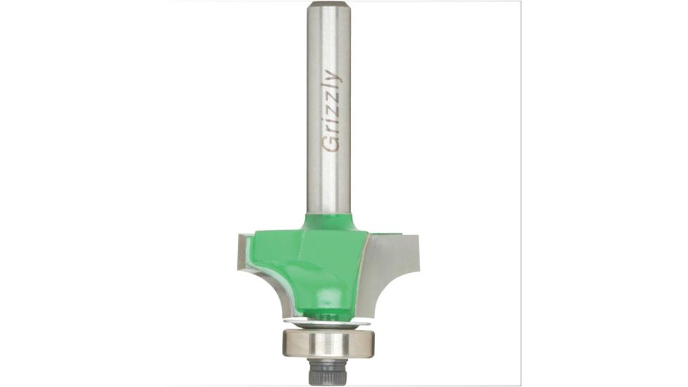 Grizzly Industrial 1/4in.r Roundover Bit, 1/4in. Shank C1177