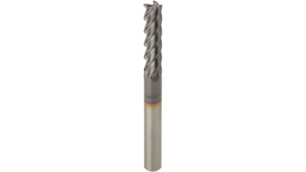 Grizzly Industrial 1/4in. x 2-1/2in. Super Carbide 4-Flute End Mill H7628