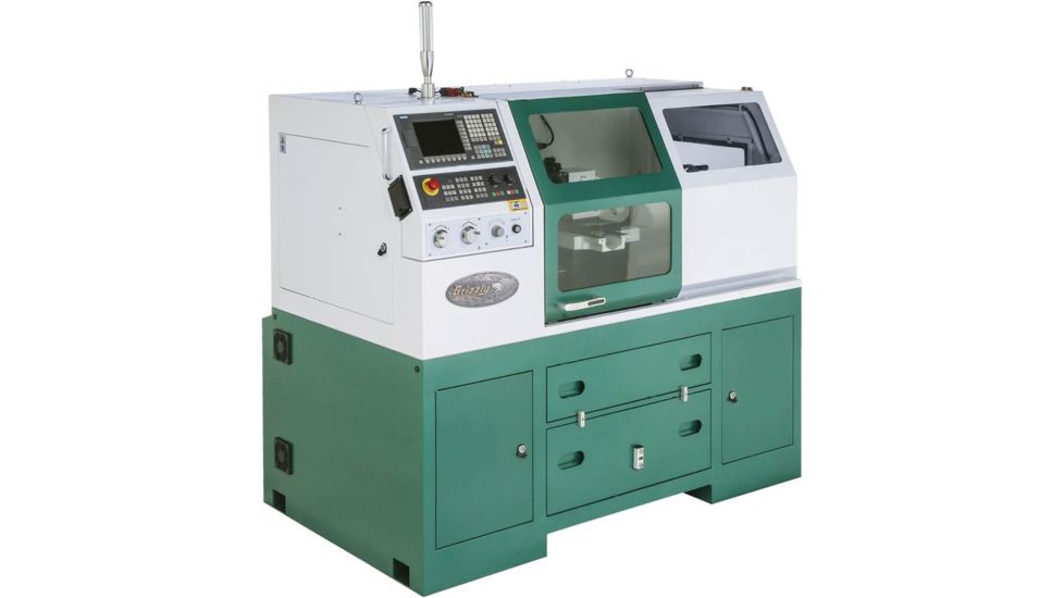 Grizzly Industrial 13in. CNC Lathe w/ 6 Pos. Tool Changer, G0884