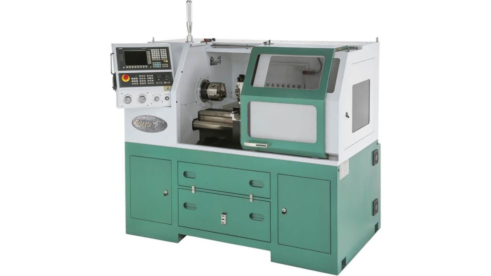 Grizzly Industrial 13in. CNC Lathe w/ 6 Pos. Tool Changer, G0884