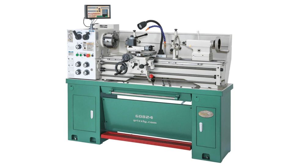 Grizzly Industrial 14in. x 40in. Gunsmith Lathe with 2in. Spindle Bore G0824