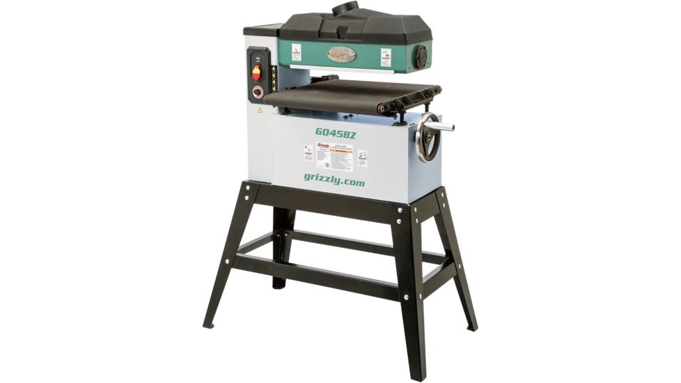 Grizzly Industrial 18in. 1.5 HP Open-End Drum Sander w/Variable-Speed Feed G0458Z
