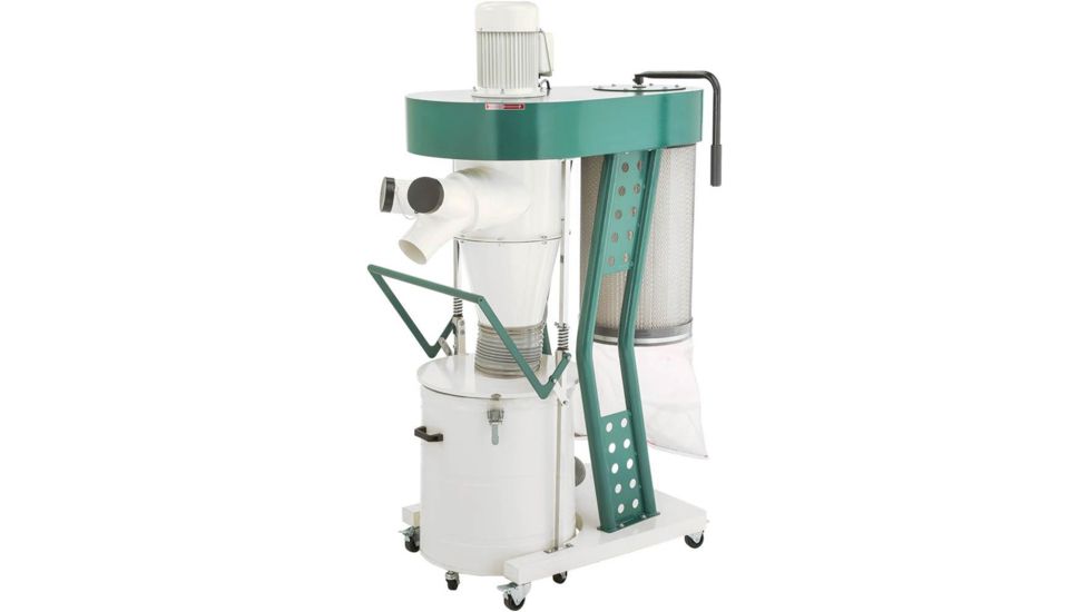 Grizzly Industrial 2 HP Portable Cyclone Dust Collector G0861