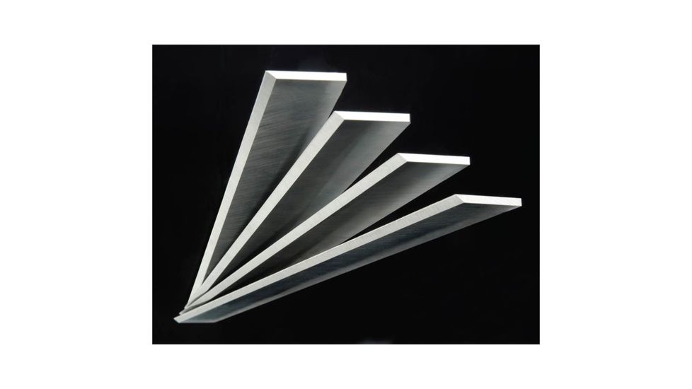Grizzly Industrial 20in. x 1in. x 1/8in. HSS Planer Blades, Set of 4 G6702