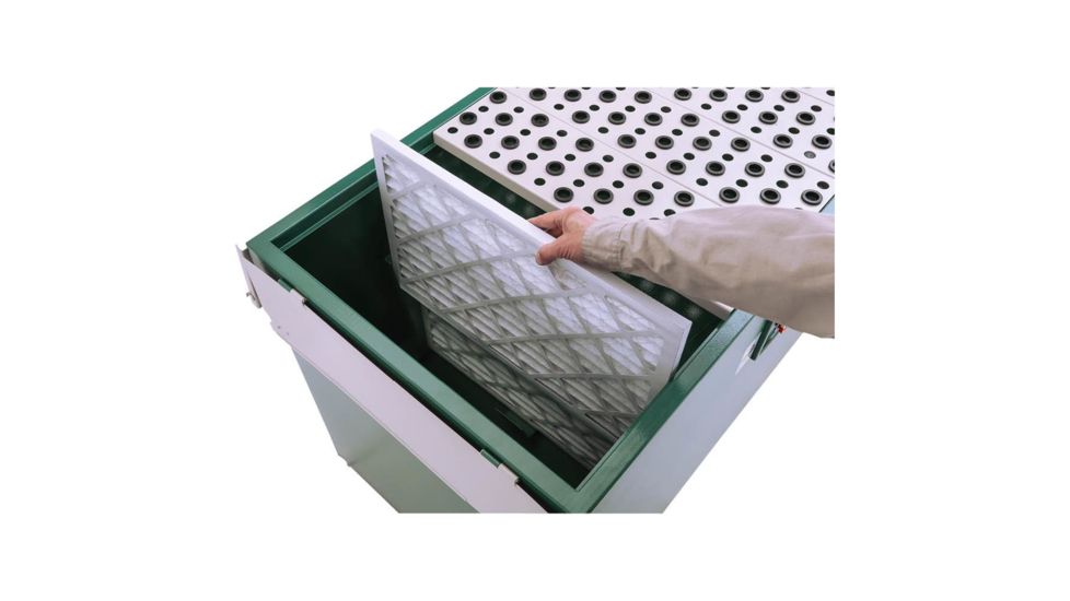 Grizzly Industrial 28in. x 79in. Extra Long Downdraft Table G0631