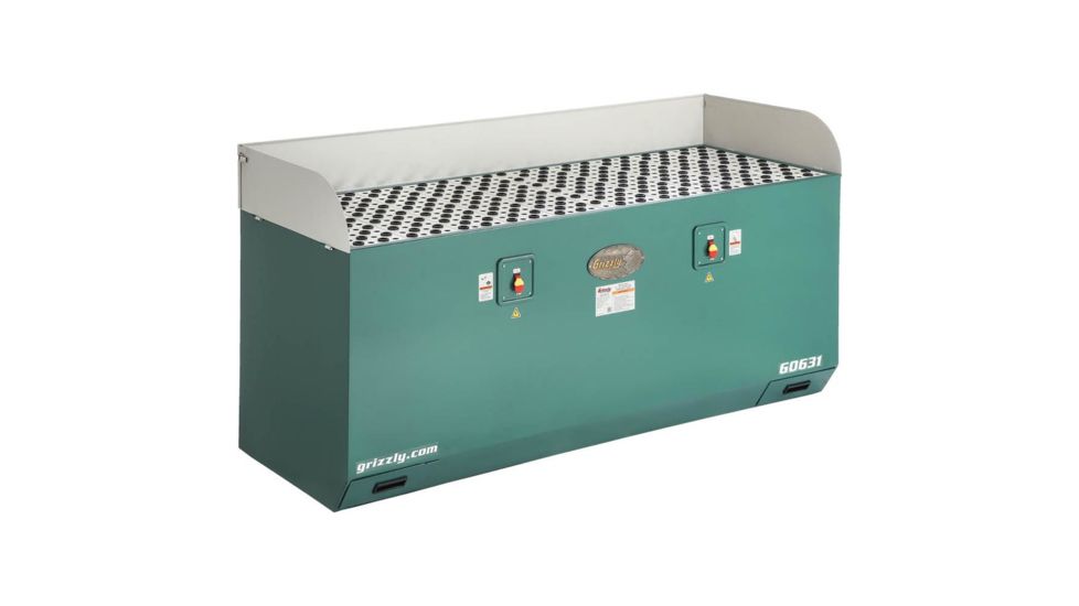 Grizzly Industrial 28in. x 79in. Extra Long Downdraft Table G0631