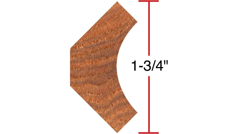Grizzly Industrial 2in. Cove Moulding - 1in. Bore C2203
