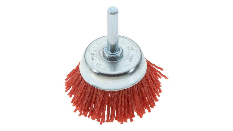 Grizzly Industrial 2in. Nylon Abrasive Cup Brush with Shaft, T27766