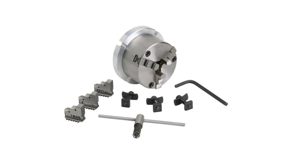 Grizzly Industrial 3-1/4in. 3-Jaw Chuck,for 4in. Rotary Table T10054