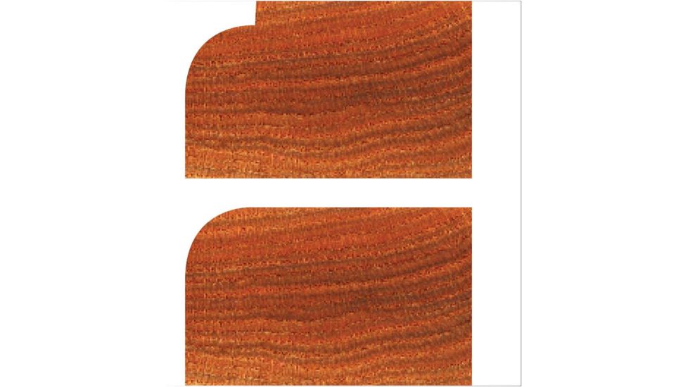 Grizzly Industrial 3/8in.r Roundover Bit, 1/4in. Shank C1179