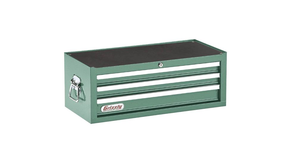 Grizzly Industrial 3 Drawer Middle Chest w/ Ball Bearing Slides H0837