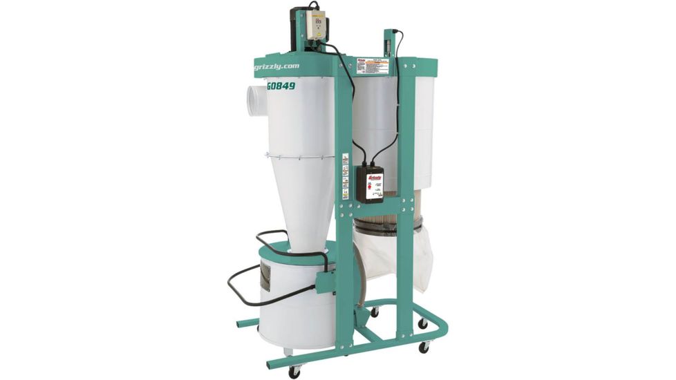 Grizzly Industrial 3 HP Cyclone Dust Collector G0849