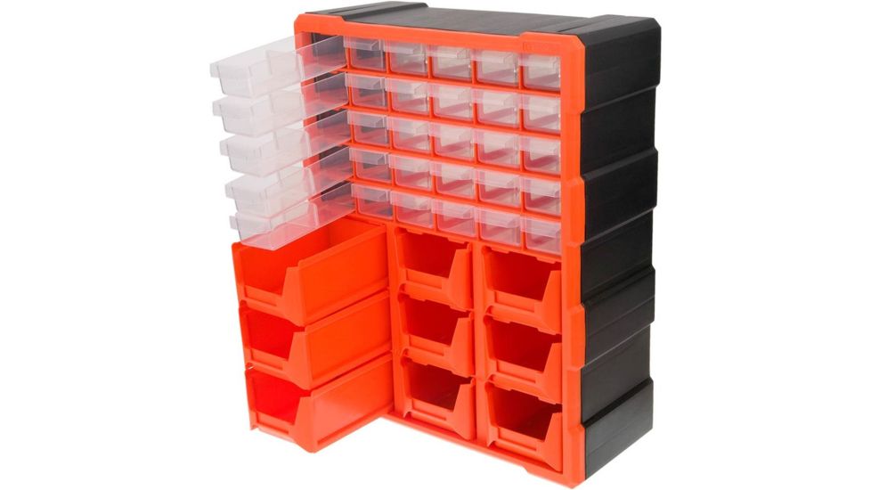 Grizzly Industrial 30 Drawer Storage Bin with Storage Tray T26796