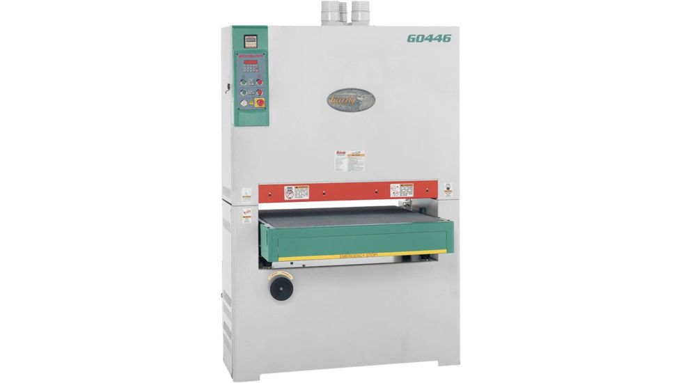 Grizzly Industrial 37in. 15 HP 3-Phase Platen Type Wide-Belt Sander G0446