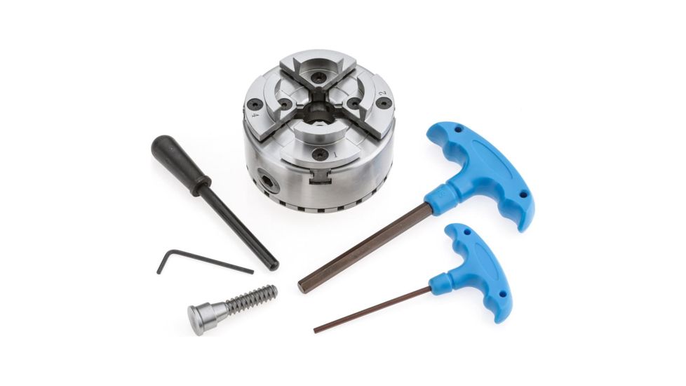 Grizzly Industrial 4 Jaw Wood Chuck 1-1/4in. x 8 TPI H6267
