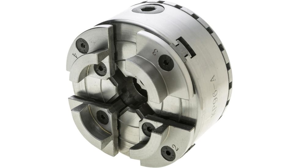 Grizzly Industrial 4 Jaw Wood Chuck 1in. x 8 TPI H6265