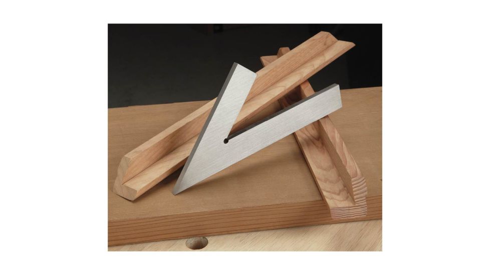 Grizzly Industrial 45 Flat Super Precise Squares - 5-1/8in. x 8in. H2699